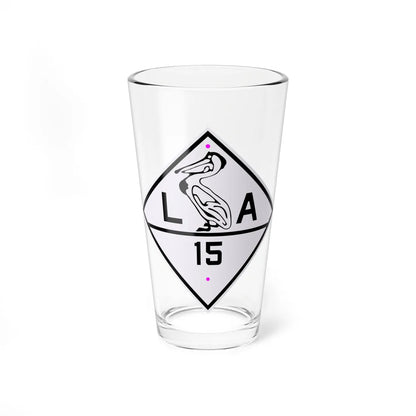 Louisiana 15 1924 (Louisiana) (Road Sign) Pint Glass 16oz 16oz - Go Mug Yourself
