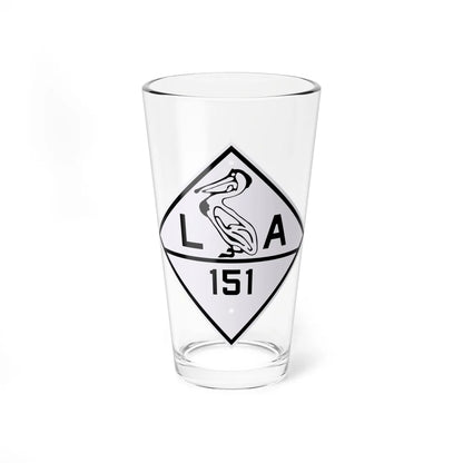 Louisiana 151 1924 (Louisiana) (Road Sign) Pint Glass 16oz 16oz - Go Mug Yourself