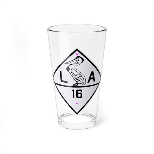 Louisiana 16 1924 (Louisiana) (Road Sign) Pint Glass 16oz 16oz - Go Mug Yourself