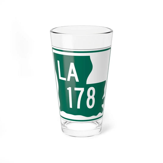 Louisiana 178 1955 (Louisiana) (Road Sign) Pint Glass 16oz 16oz - Go Mug Yourself