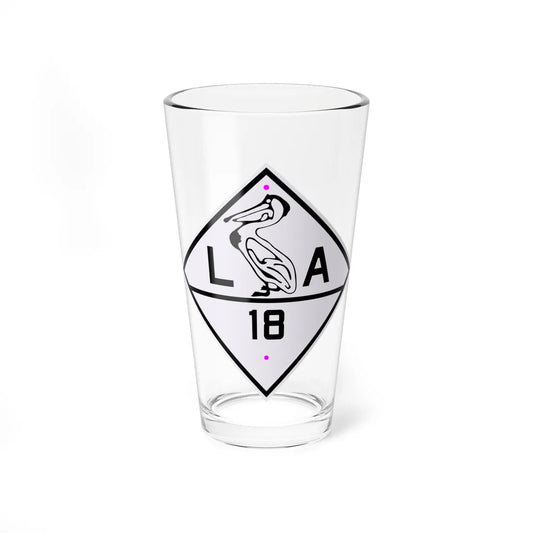 Louisiana 18 1924 (Louisiana) (Road Sign) Pint Glass 16oz 16oz - Go Mug Yourself