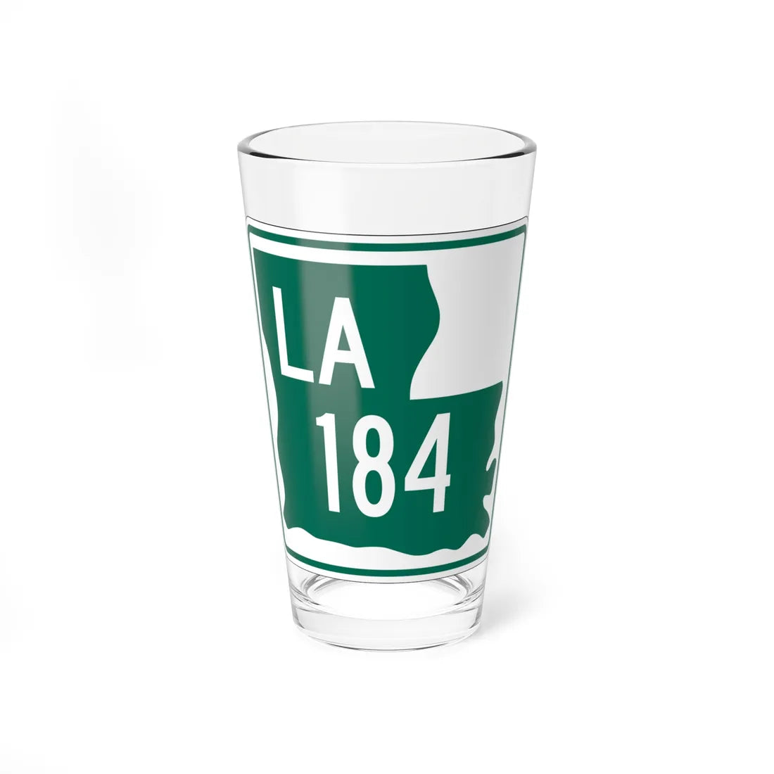 Louisiana 184 1955 (Louisiana) (Road Sign) Pint Glass 16oz 16oz - Go Mug Yourself