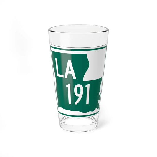 Louisiana 191 1955 (Louisiana) (Road Sign) Pint Glass 16oz 16oz - Go Mug Yourself