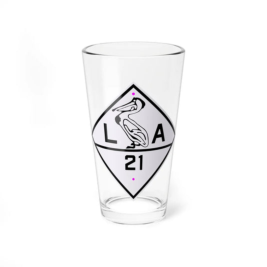 Louisiana 21 1924 (Louisiana) (Road Sign) Pint Glass 16oz 16oz - Go Mug Yourself