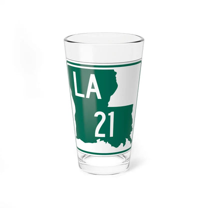 Louisiana 21 (Louisiana) (Road Sign) Pint Glss 16oz 16oz - Go Mug Yourself