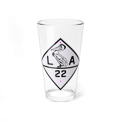Louisiana 22 1924 (Louisiana) (Road Sign) Pint Glass 16oz 16oz - Go Mug Yourself