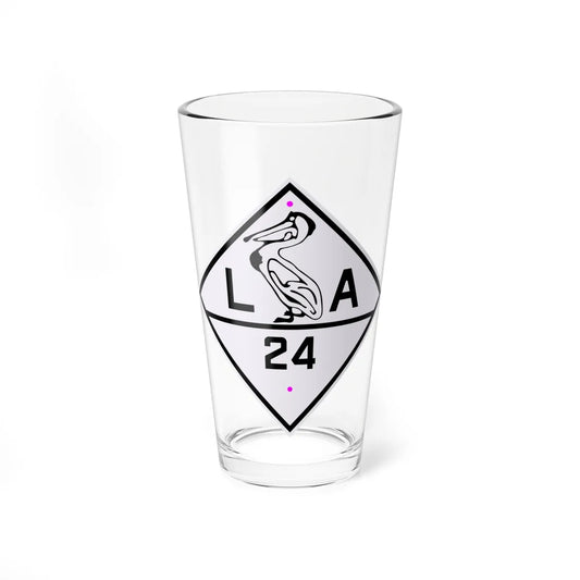 Louisiana 24 1924 (Louisiana) (Road Sign) Pint Glass 16oz 16oz - Go Mug Yourself