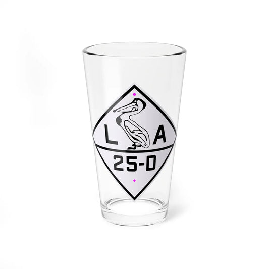 Louisiana 25-D 1924 (Louisiana) (Road Sign) Pint Glass 16oz 16oz - Go Mug Yourself