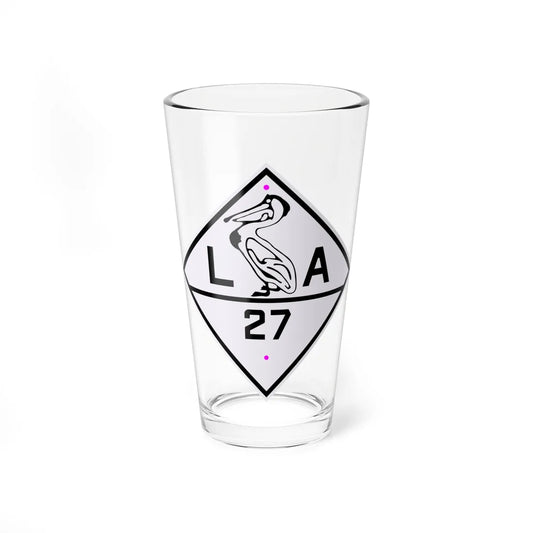 Louisiana 27 1924 (Louisiana) (Road Sign) Pint Glass 16oz 16oz - Go Mug Yourself