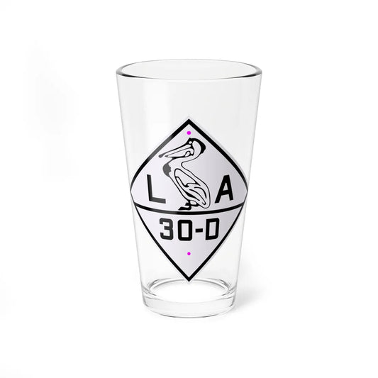 Louisiana 30-D 1924 (Louisiana) (Road Sign) Pint Glass 16oz 16oz - Go Mug Yourself