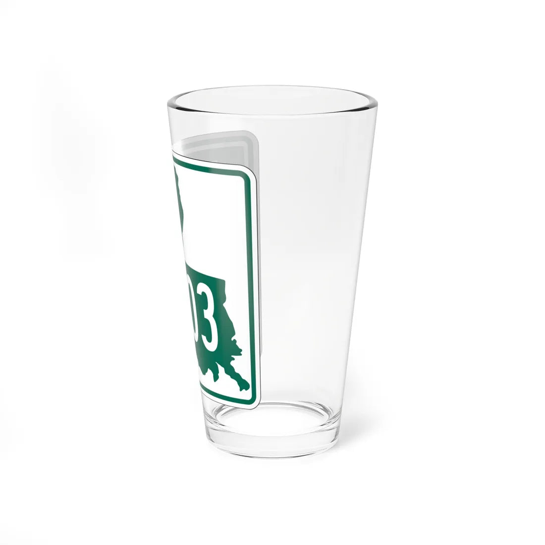 Louisiana 3003 (Louisiana) (Road Sign) Pint Glass 16oz - Go Mug Yourself
