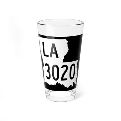 Louisiana 3020 2008 (Louisiana) (Road Sign) Pint Glass 16oz - Go Mug Yourself