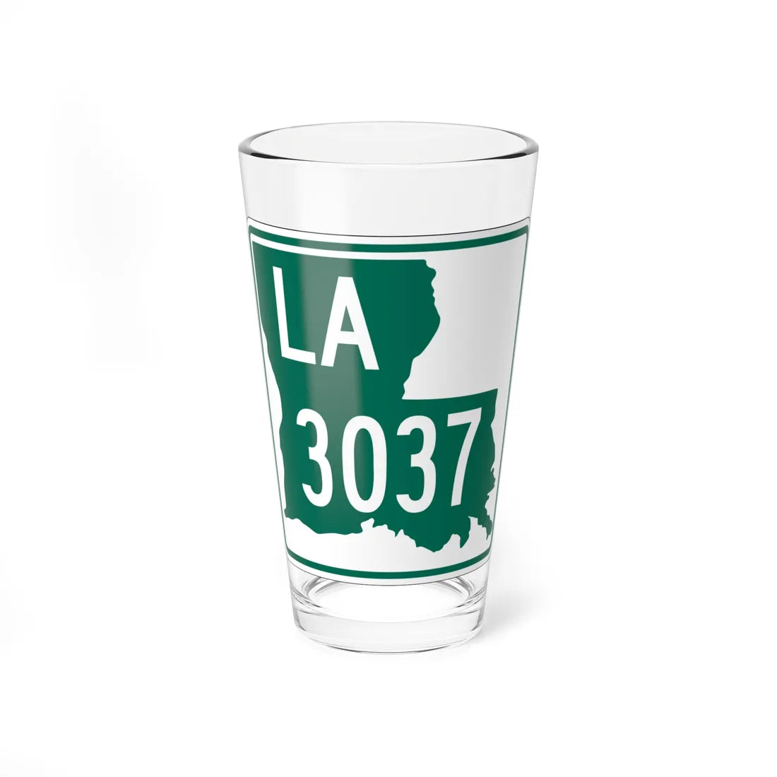 Louisiana 3037 (Louisiana) (Road Sign) Pint Glass 16oz - Go Mug Yourself