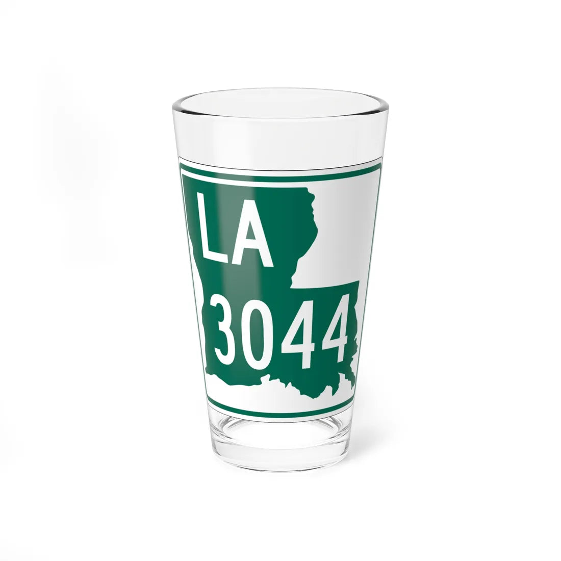 Louisiana 3044 (Louisiana) (Road Sign) Pint Glass 16oz 16oz - Go Mug Yourself