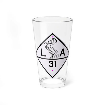 Louisiana 31 1924 (Louisiana) (Road Sign) Pint Glass 16oz 16oz - Go Mug Yourself