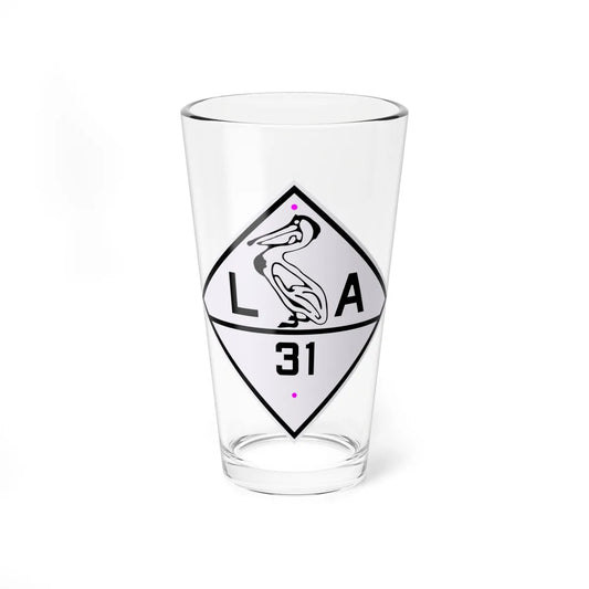 Louisiana 31 1924 (Louisiana) (Road Sign) Pint Glass 16oz 16oz - Go Mug Yourself