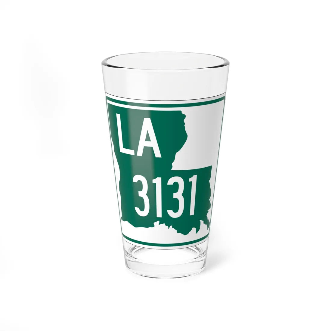 Louisiana 3131 (Louisiana) (Road Sign) Pint Glass 16oz - Go Mug Yourself