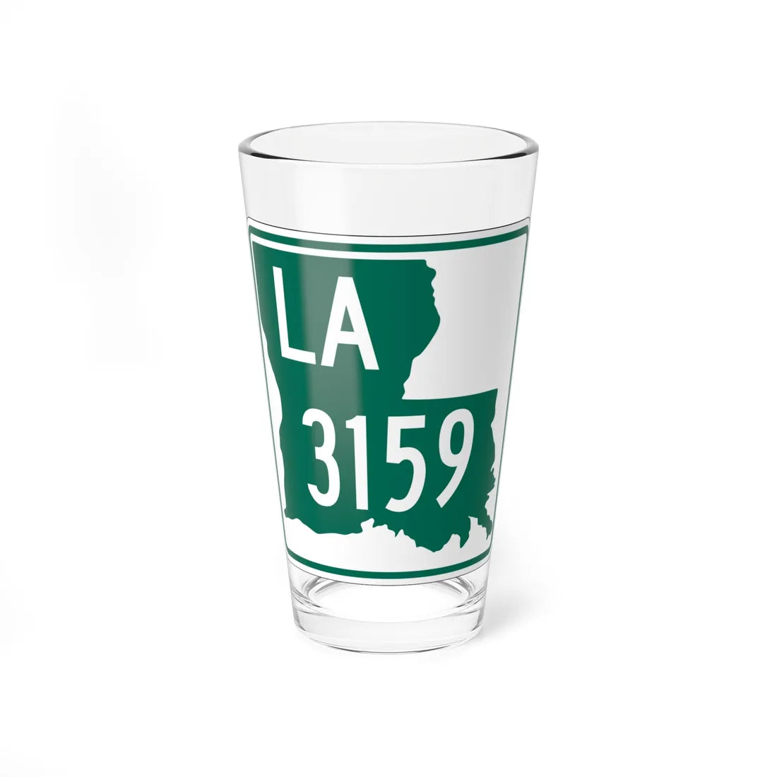 Louisiana 3159 (Louisiana) (Road Sign) Pint Glass 16oz - Go Mug Yourself