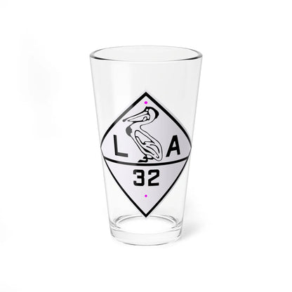 Louisiana 32 1924 (Louisiana) (Road Sign) Pint Glass 16oz 16oz - Go Mug Yourself