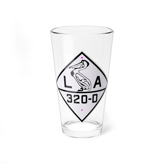Louisiana 320-D 1924 (Louisiana) (Road Sign) Pint Glass 16oz 16oz - Go Mug Yourself