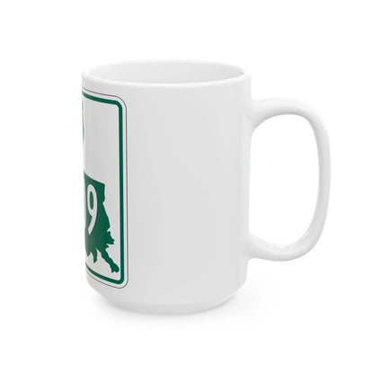 Louisiana 3209 (Louisiana) (Road Sign) White Coffee Mug - Go Mug Yourself
