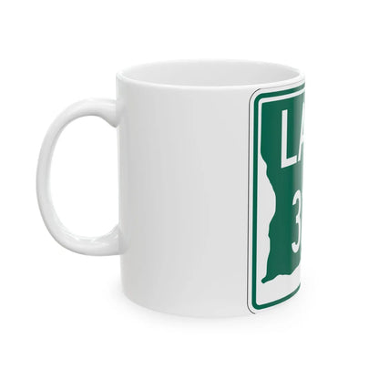 Louisiana 3211 (Louisiana) (Road Sign) White Coffee Mug - Go Mug Yourself