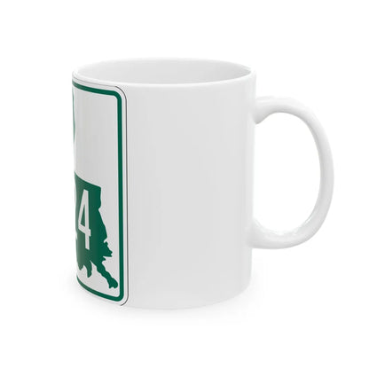 Louisiana 3224 (Louisiana) (Road Sign) White Coffee Mug - Go Mug Yourself
