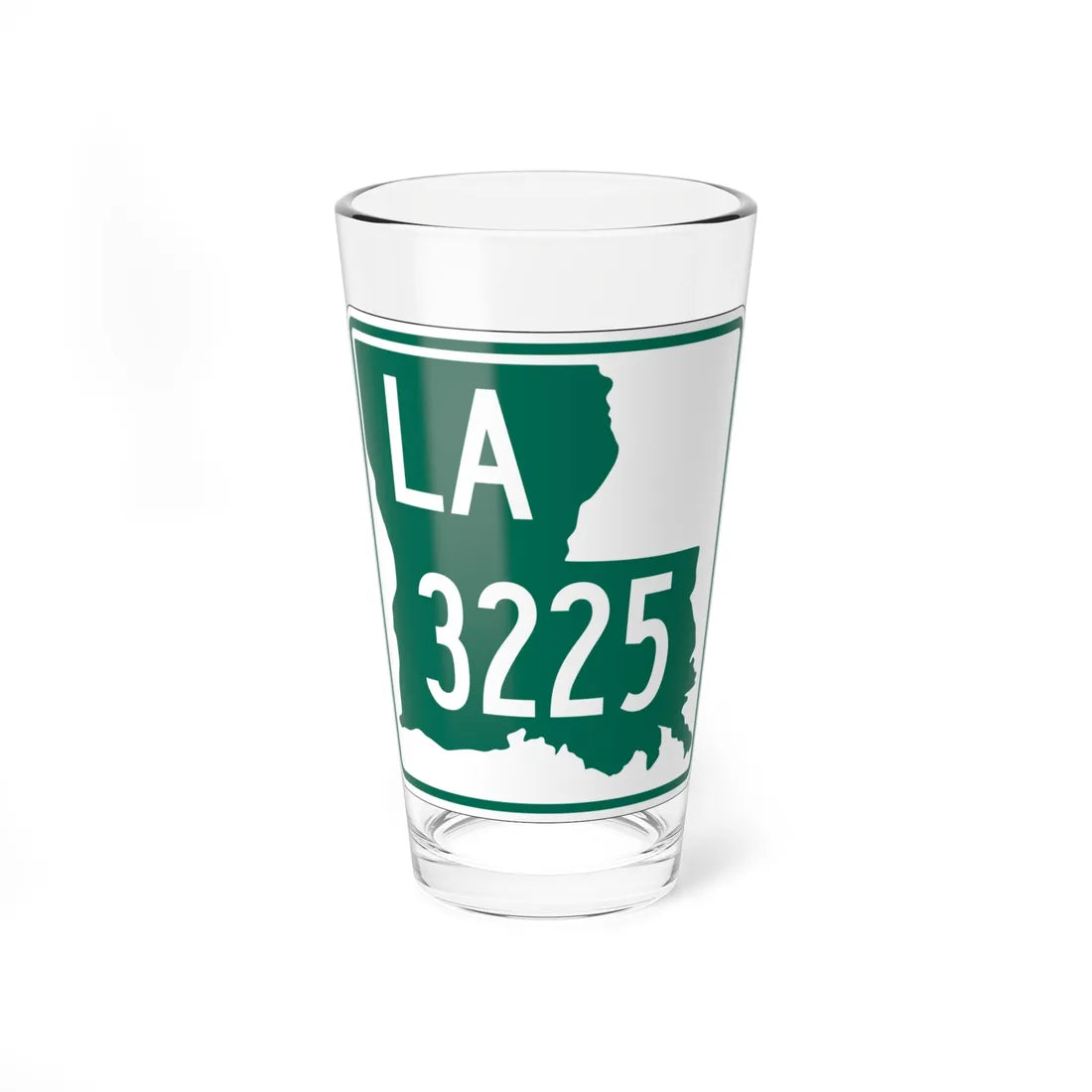 Louisiana 3225 (Louisiana) (Road Sign) Pint Glass 16oz - Go Mug Yourself