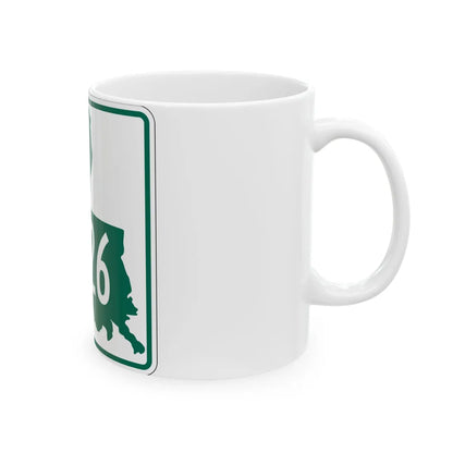 Louisiana 3226 (Louisiana) (Road Sign) White Coffee Mug - Go Mug Yourself
