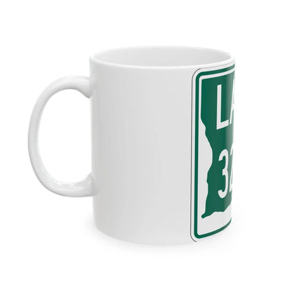 Louisiana 3240 (Louisiana) (Road Sign) White Coffee Mug - Go Mug Yourself