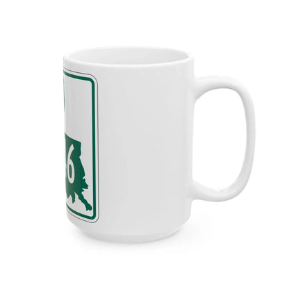 Louisiana 3246 (Louisiana) (Road Sign) White Coffee Mug - Go Mug Yourself