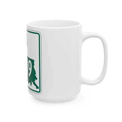 Louisiana 3249 (Louisiana) (Road Sign) White Coffee Mug - Go Mug Yourself