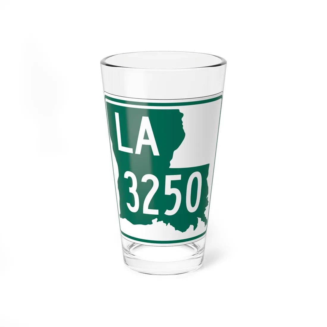 Louisiana 3250 (Louisiana) (Road Sign) Pint Glass 16oz - Go Mug Yourself