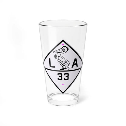 Louisiana 33 1924 (Louisiana) (Road Sign) Pint Glass 16oz 16oz - Go Mug Yourself