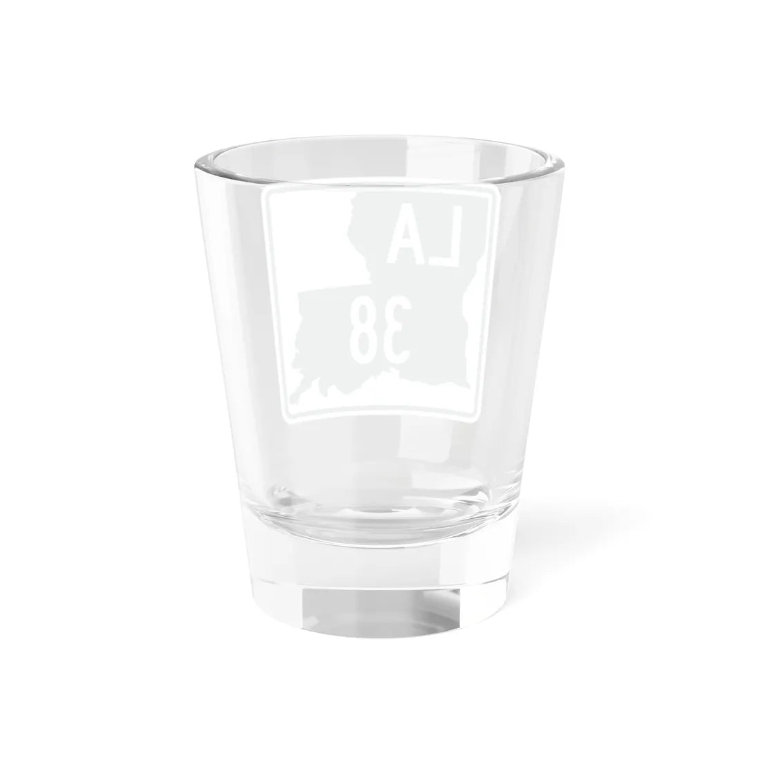 Louisiana 38 (Louisiana) (Road Sign) Shot Glass 1.5oz - Go Mug Yourself
