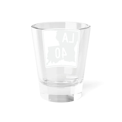 Louisiana 40 (Louisiana) (Road Sign) Shot Glass 1.5oz - Go Mug Yourself