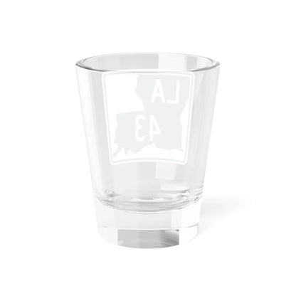Louisiana 43 (Louisiana) (Road Sign) Shot Glass 1.5oz - Go Mug Yourself