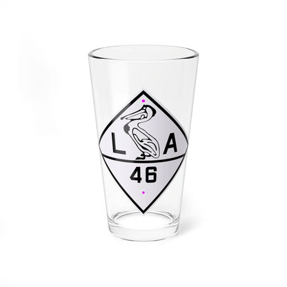 Louisiana 46 1924 (Louisiana) (Road Sign) Pint Glass 16oz 16oz - Go Mug Yourself