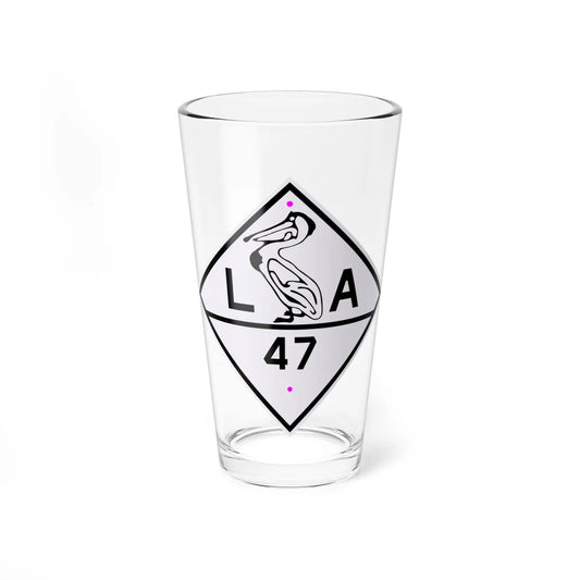 Louisiana 47 1924 (Louisiana) (Road Sign) Pint Glass 16oz 16oz - Go Mug Yourself