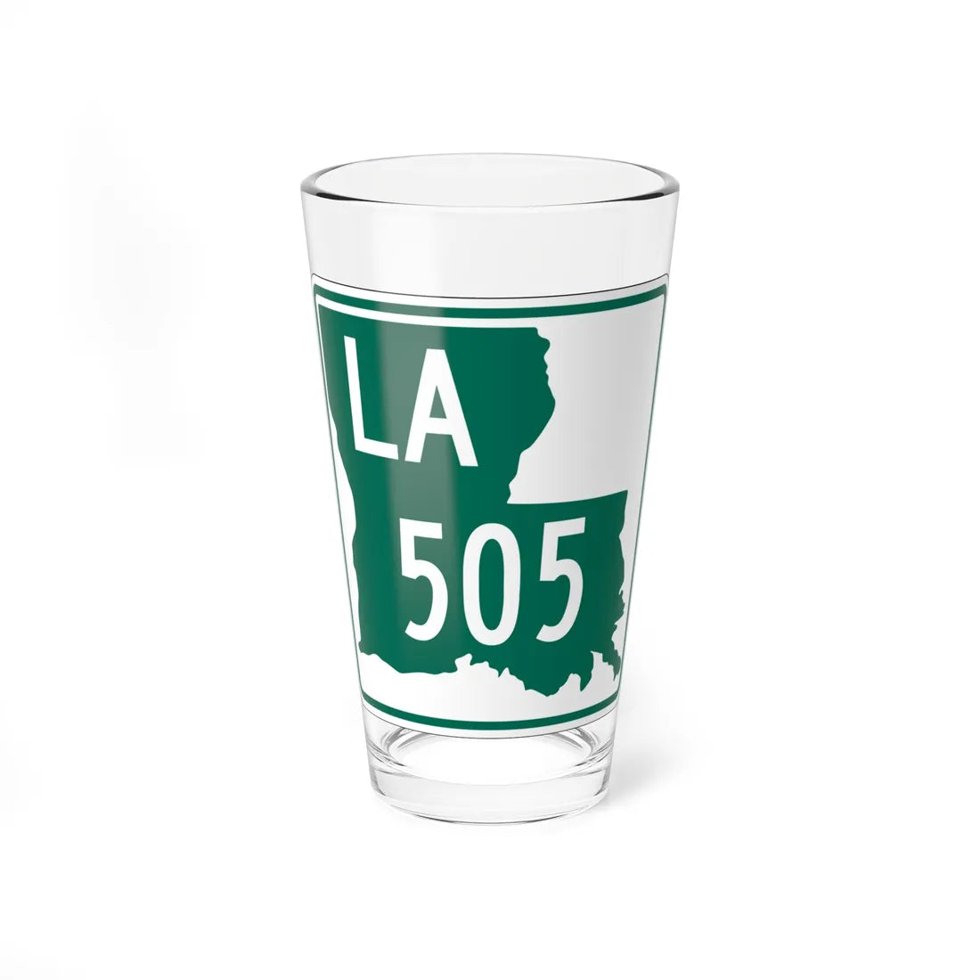 Louisiana 505 (Louisiana) (Road Sign) Pint Glass 16oz 16oz - Go Mug Yourself