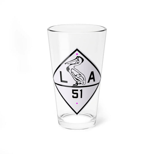 Louisiana 51 1924 (Louisiana) (Road Sign) Pint Glass 16oz 16oz - Go Mug Yourself