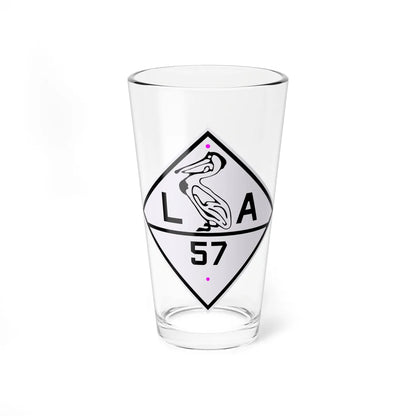 Louisiana 57 1924 (Louisiana) (Road Sign) Pint Glass 16oz 16oz - Go Mug Yourself