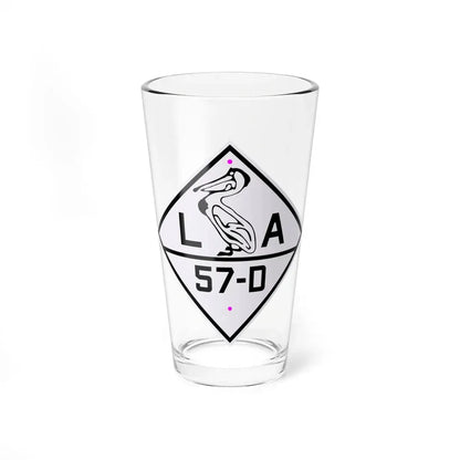 Louisiana 57-D 1924 (Louisiana) (Road Sign) Pint Glass 16oz 16oz - Go Mug Yourself