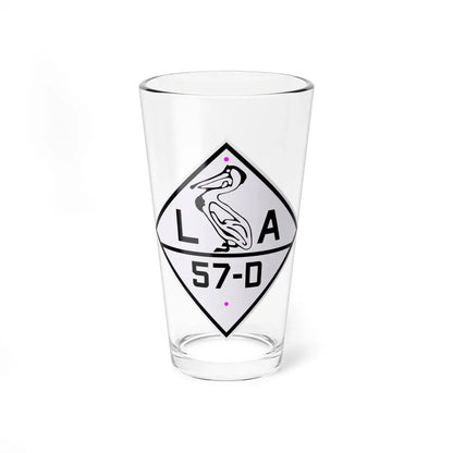 Louisiana 57-D 1924 (Louisiana) (Road Sign) Pint Glass 16oz - Go Mug Yourself