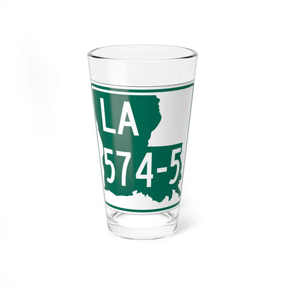 Louisiana 574-5 (Louisiana) (Road Sign) Pint Glass 16oz 16oz - Go Mug Yourself