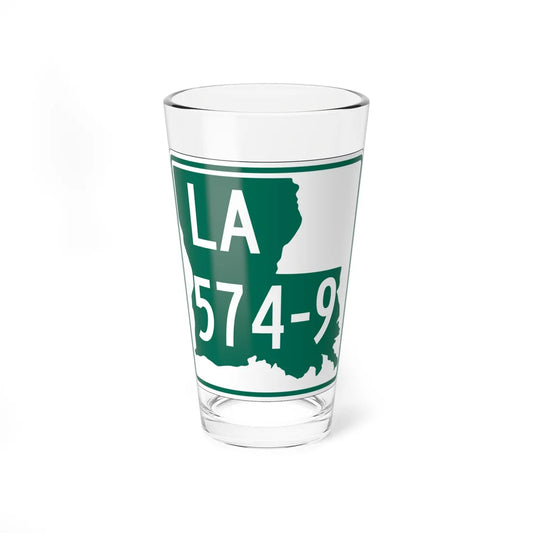 Louisiana 574-9 (Louisiana) (Road Sign) Pint Glass 16oz 16oz - Go Mug Yourself