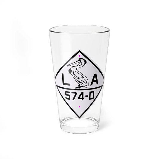 Louisiana 574-D 1924 (Louisiana) (Road Sign) Pint Glass 16oz 16oz - Go Mug Yourself