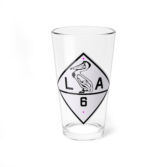 Louisiana 6 1924 (Louisiana) (Road Sign) Pint Glass 16oz 16oz - Go Mug Yourself