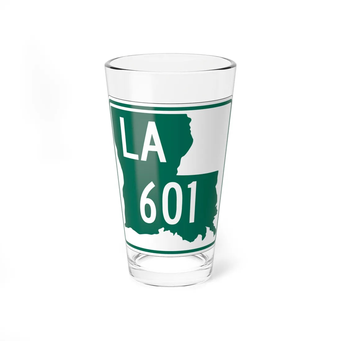 Louisiana 601 (Louisiana) (Road Sign) Pint Glass 16oz - Go Mug Yourself