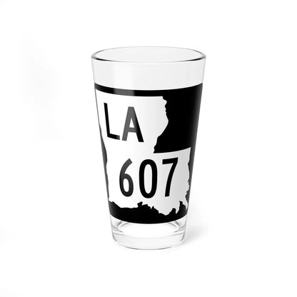 Louisiana 607 2008 (Louisiana) (Road Sign) Pint Glass 16oz - Go Mug Yourself